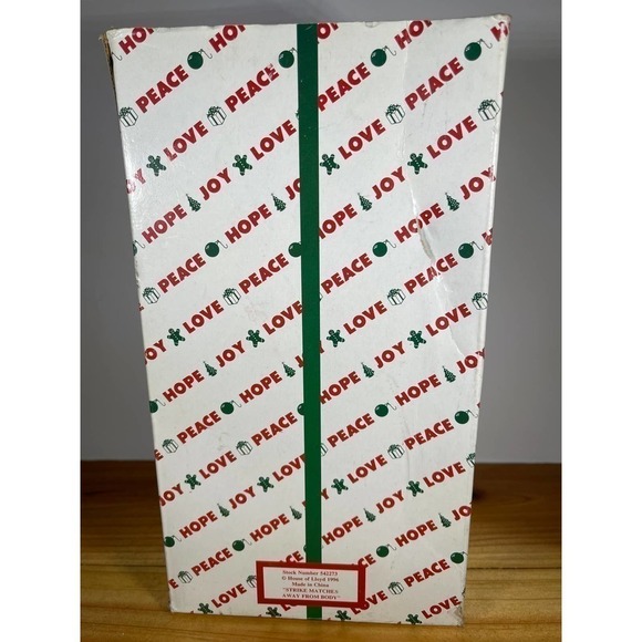 𝅺VTG House of Lloyd Around The World Christmas Up The Chimney Matchstick Holder - Picture 10 of 11